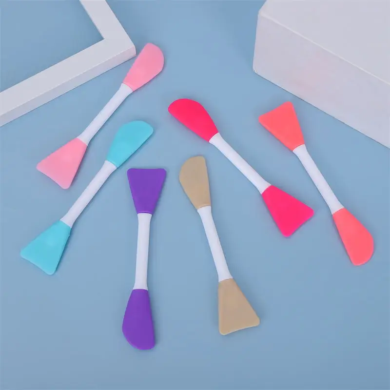 High Quality Double-Ended Silicone Brush For Facial Mask Cosmetic Beauty Tool Double-Ended Mask Brush Applicator
