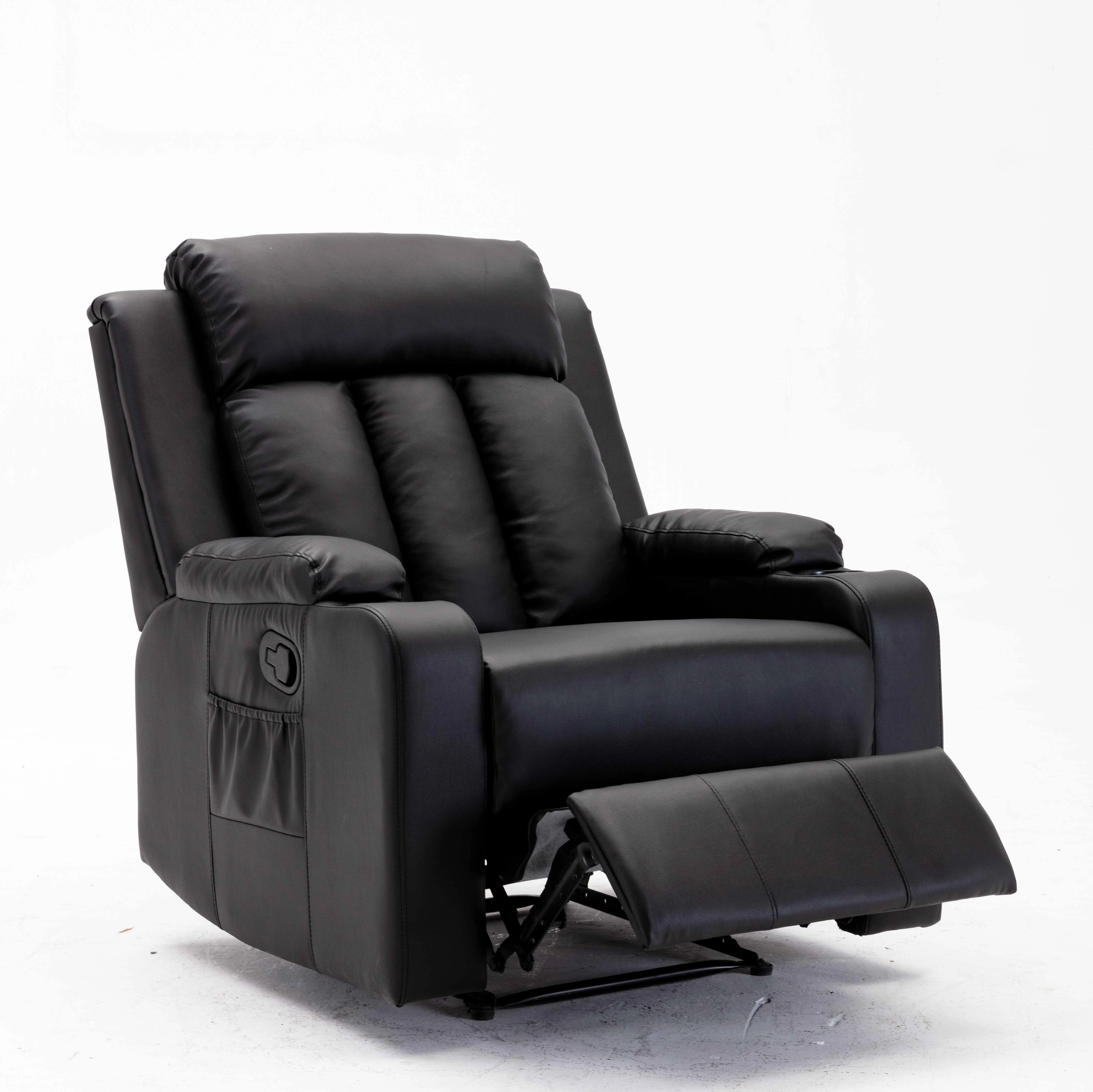 Hot Sale Europe Style  Reclining Sofa Chair With Cup Hoder For Living room