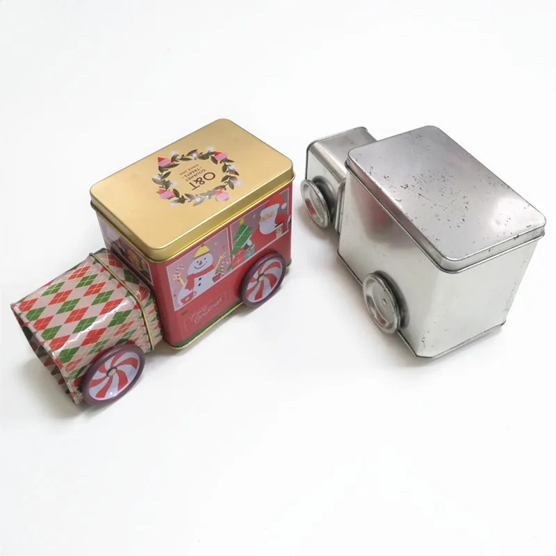 Amazon Hot Sale Thomas Train Metal Gift Box Train Shape Packaging Tin Box Tin Container Gift Packaging