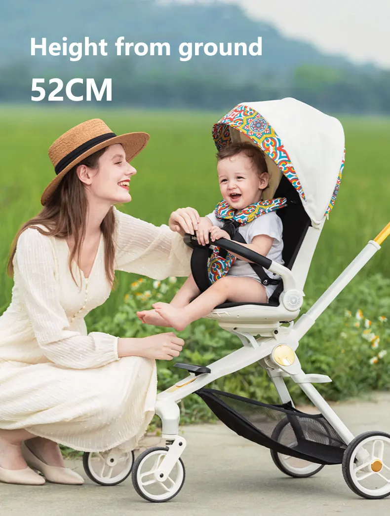 Роскошные алюминиевые коляски PLAYKIDS детская коляска легкая коляска-багги