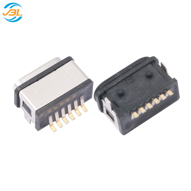 Гнездовой разъем Type-C 6P, водонепроницаемый USB-C разъем molex на борту, тип C, разъем 104313782