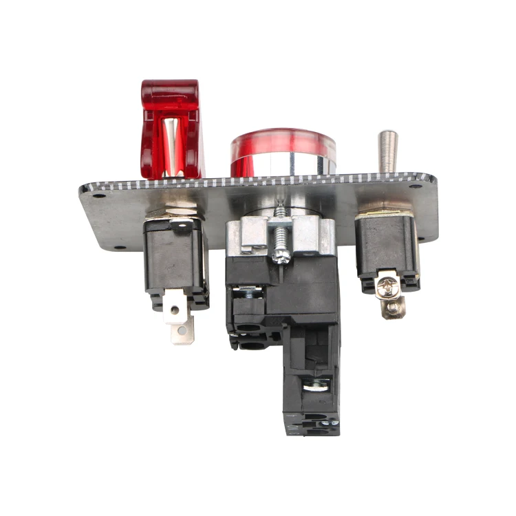 Racing Car  Ignition Illuminate Switch Panel Engine Start Push Button with Indicator Toggle