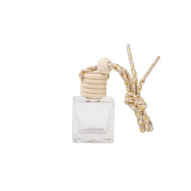 Factory price empty car perfume bottle air freshener empty car perfume bottle 8ml refillable perfume car fragrance bottle