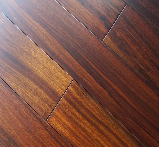 Темные полы из твердой древесины из Конго, Западная Африка-3,75 дюйма x 3/4 дюйма