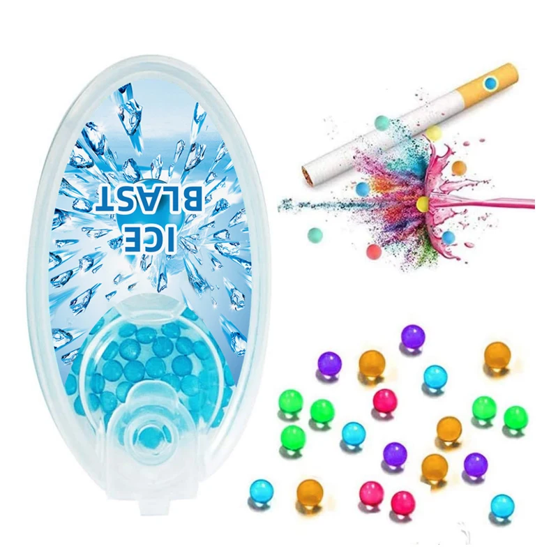 Wholesale Factory Price Beads Black Machine Box Cigarette Capsule Box Capsule menthol flavor pops capsules balls for cigarettes