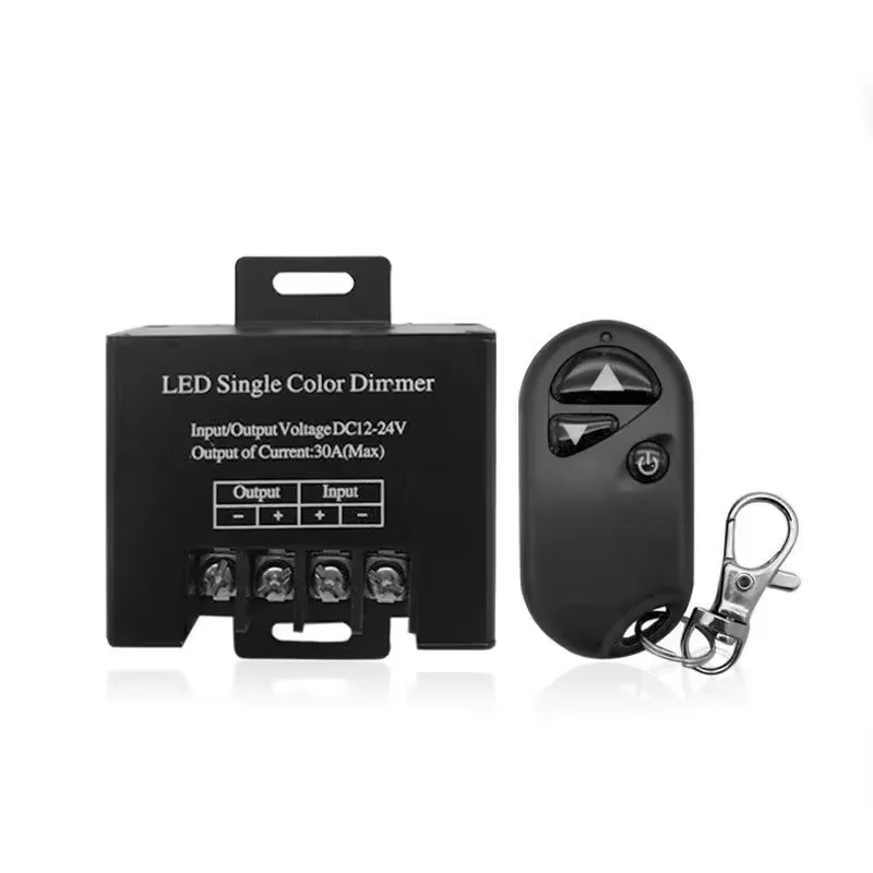 ESann DC12-24V 30A одноканальный 3-клавишный беспроводной Радиочастотный пульт дистанционного управления светодиодный диммер контроллер для одноцветного 5050 3528 Светодиодная лента