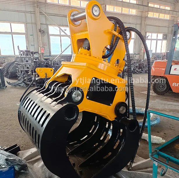 Demolition Grab Excavator Claw Handling Grapples Hydraulic Demolition Sorting Grapple