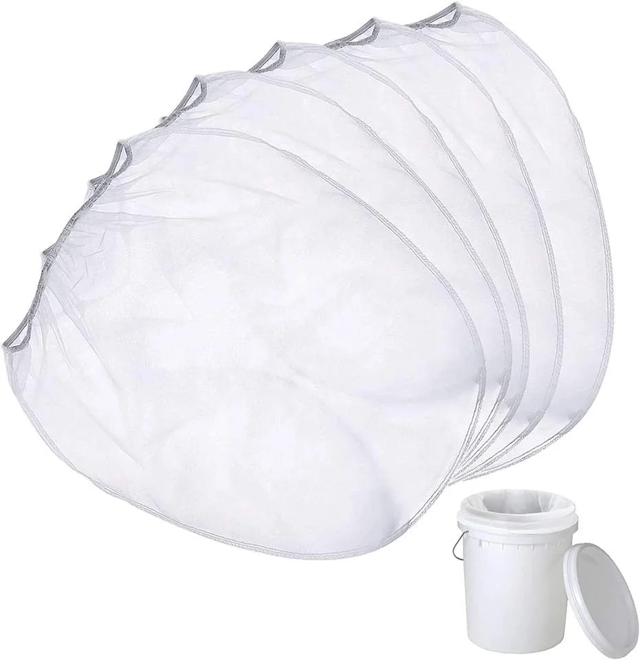 Paint Strainer Bags White Fine Mesh Filters Bag Elastic Opening 1-2-5 gallon