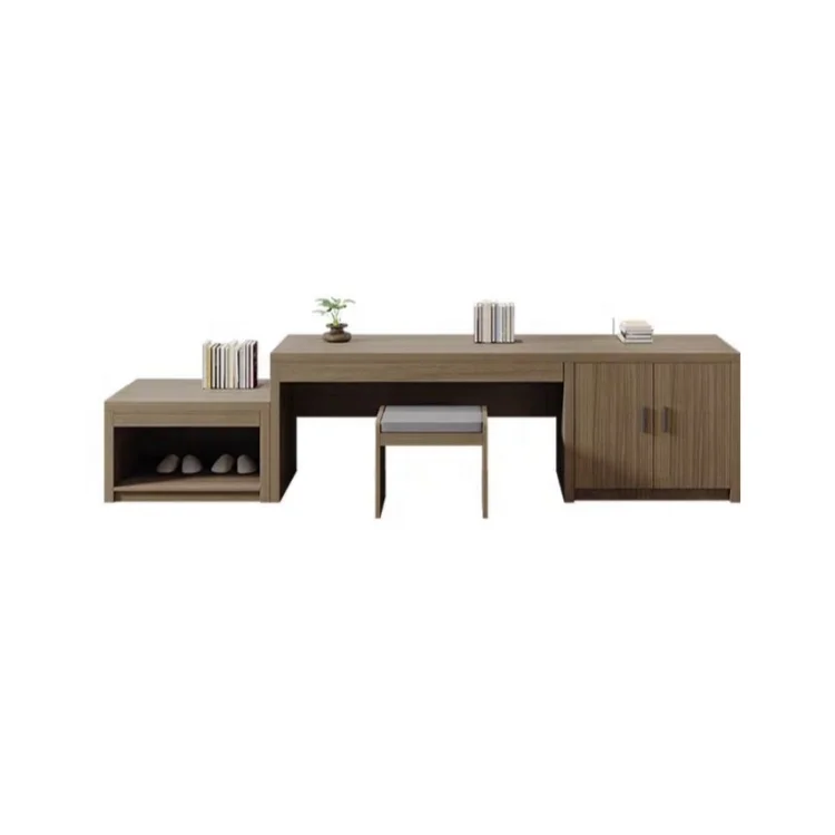 Wooden Furniture Luggage Rack Bedroom Guest Room Hotel Table Living Cabinet Wardrobe Shelf