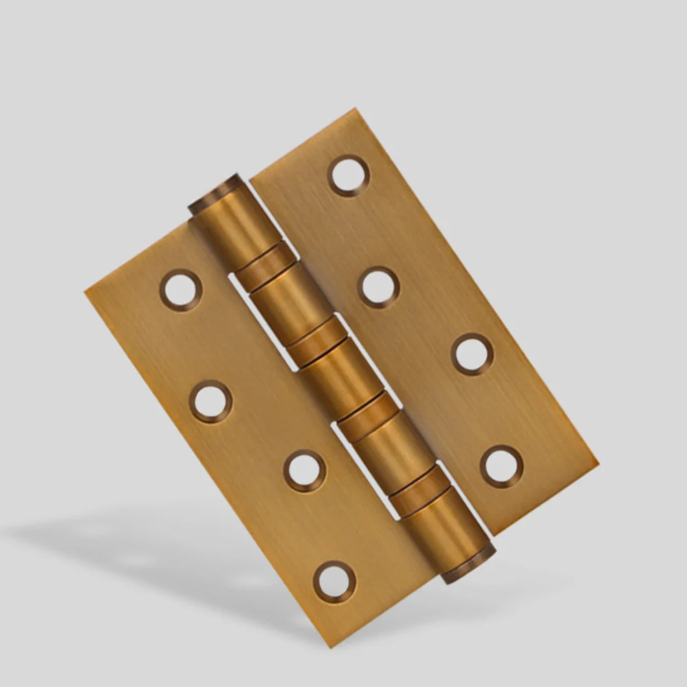 American Style Square Out Door Brushed Brass Doors Hinges, Iron Furniture paumelle //