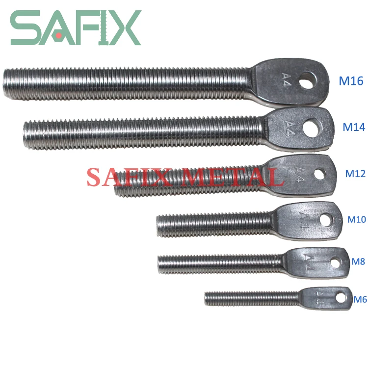 
Stainless steel 304/316/410 Flat Head Eye Bolt for marble fixing system 