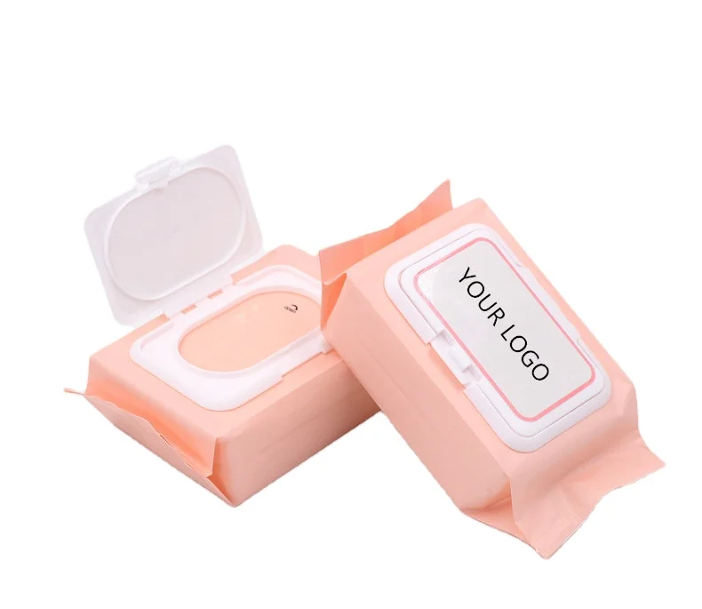 50 bag custom logo 120 piece gentle makeup remover wet wipes Cruelty Free Face Cleansing Wipe Facial Wipe with Vitamin E