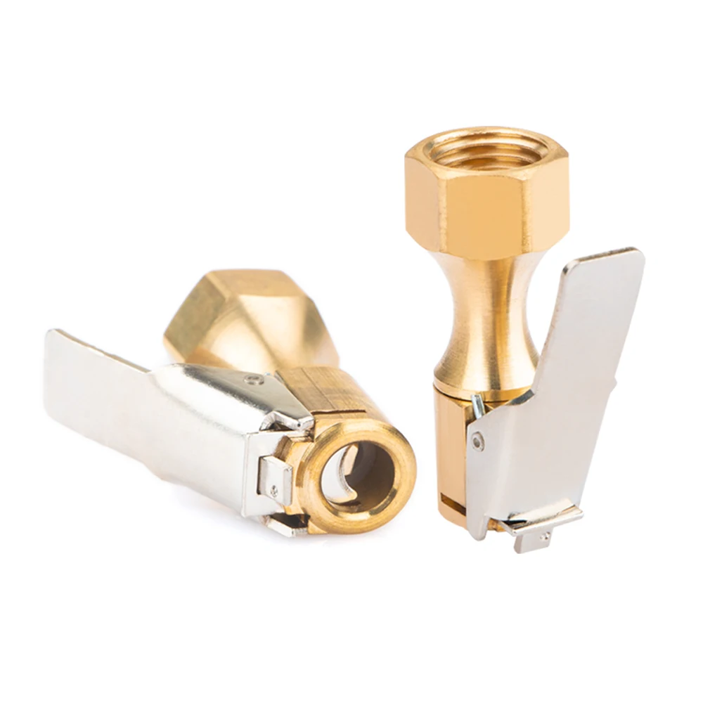  AC01 Heavy Duty Tire inflators part Air Chuck Clip-on Brass