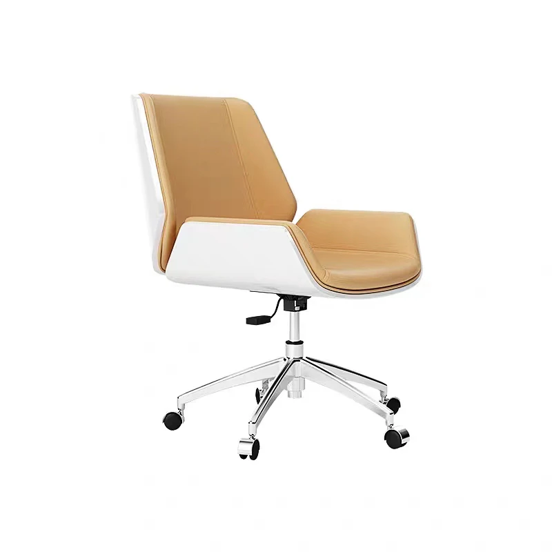 Modern Luxury Swivel Leather Office Chair For Computer Desk Adjustable Executive Office Room Chair Furniture
