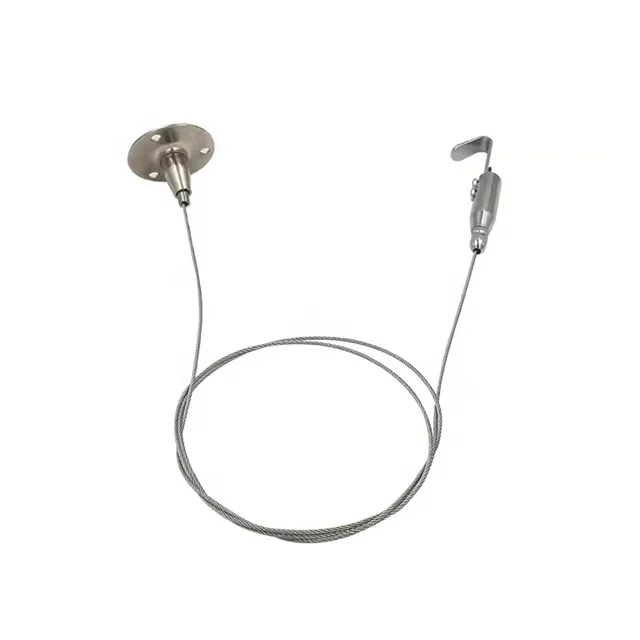 Aluminum bidirectional wire locking device Copper zinc alloy 8 bidirectional 3mm wire clamping device steel rope hanging lamp