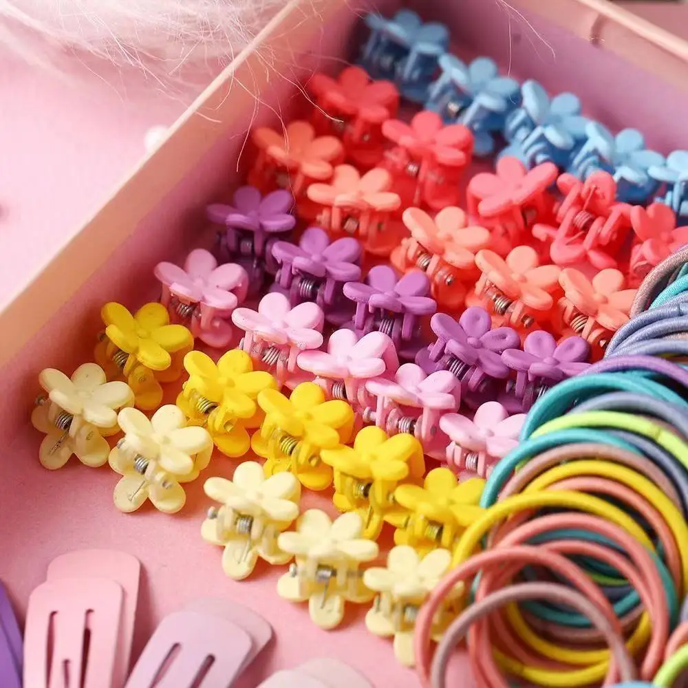 Factory Wholesale Rubber Band Combination Set Bulk Children Hair Accessories Set For Girl Gift