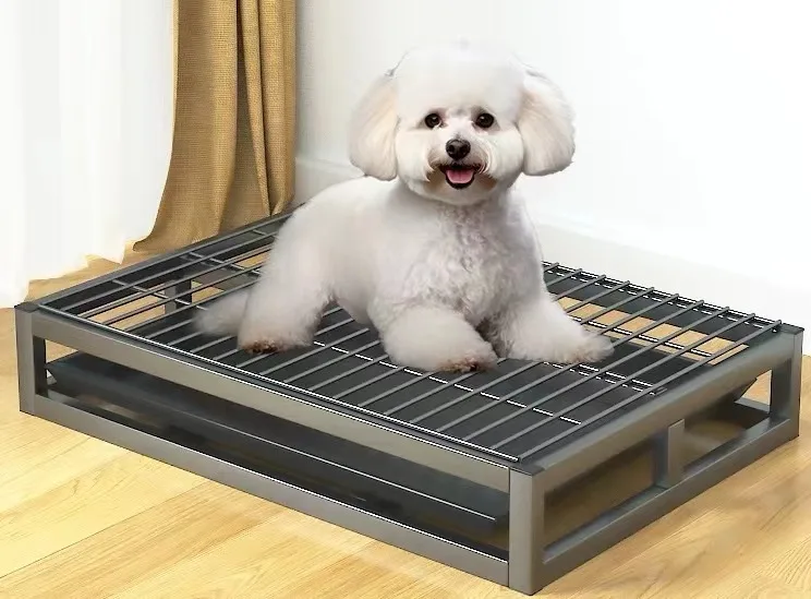 Integrated Dog Toilet with Large, Medium, and Small Dog Urinals and Bedpans