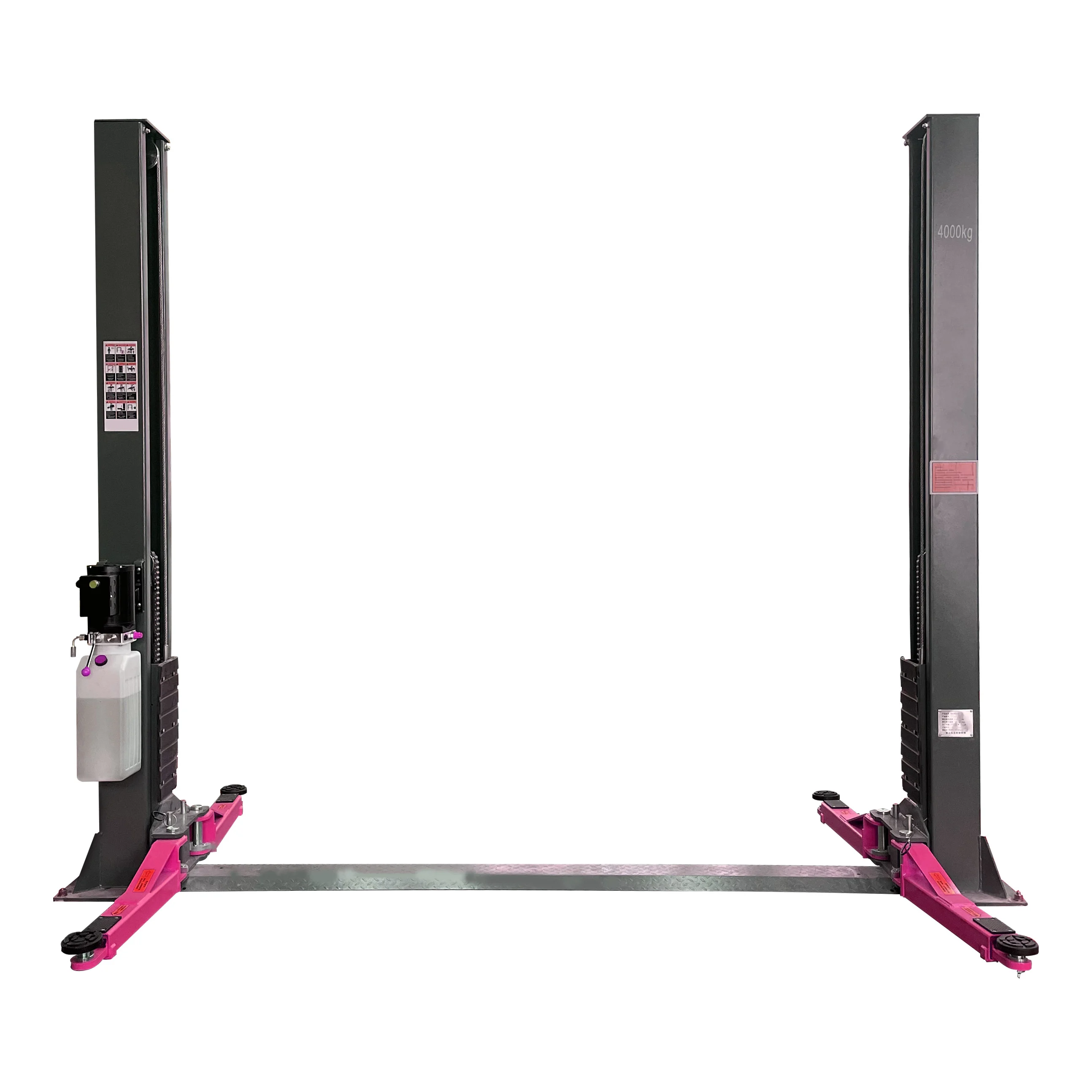 China Hydraulic Yantai Cheap 2 Post Base Plate Two Post Car Lift