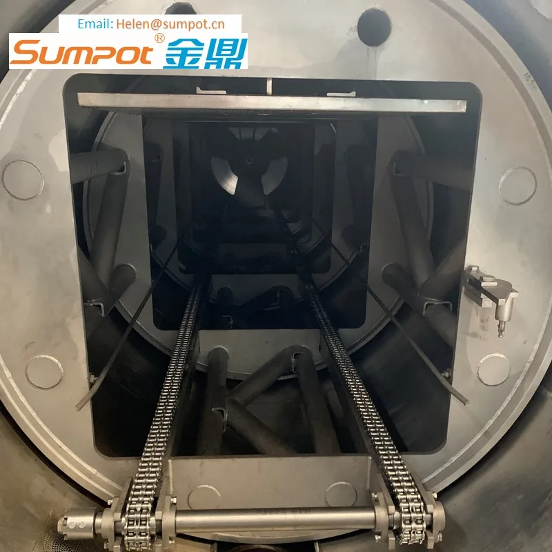 SUMPOT 4 baskets milk beverage rotary retort autoclave sterilizer machine