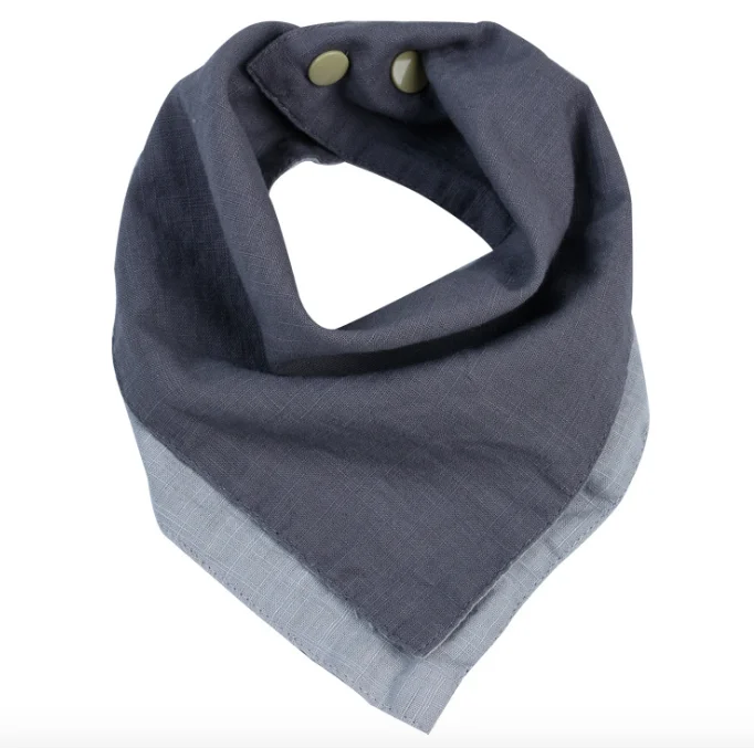 
Luxuriously Soft 100% Organic Cotton Muslin Multi-use Reversible Dribble Bib 