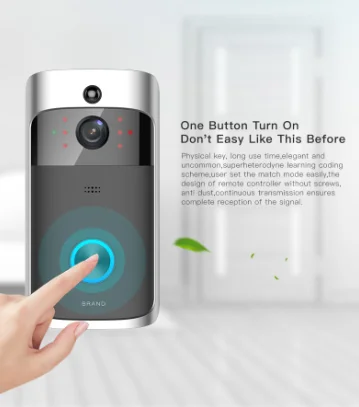
Hot Selling High Quality WIFI Security Smart Mobile Phone Remote Monitoring Video Doorbell Camera M3 with Waterproof 