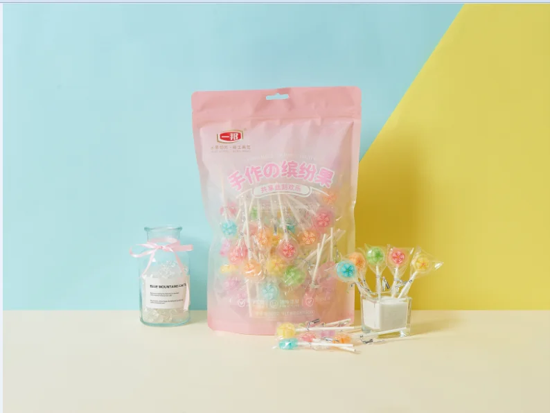 Individual Customized Christmas Sweets Hard Candy Sticks Candy Lollipop Manufacturers