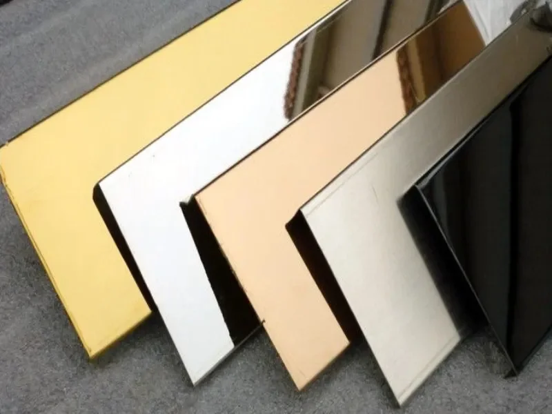 aisi 304 201 430 black rose gold decorative embossed stainless steel sheets plates in gold color shandong