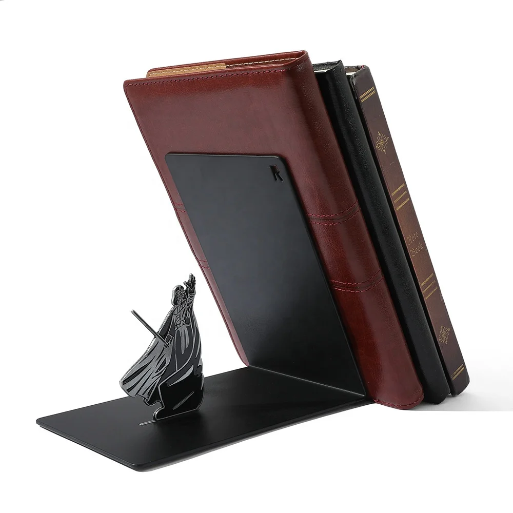 Custom School Office Heavy Duty Metal Bookends Steel Book Shelf Holder Universal Economy Library Desktop