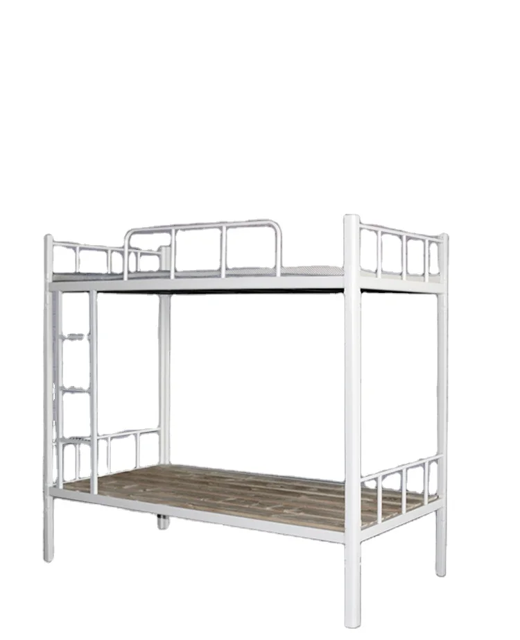 CKD structure iron steel single bed in flat packing one person metal bunk bed frame