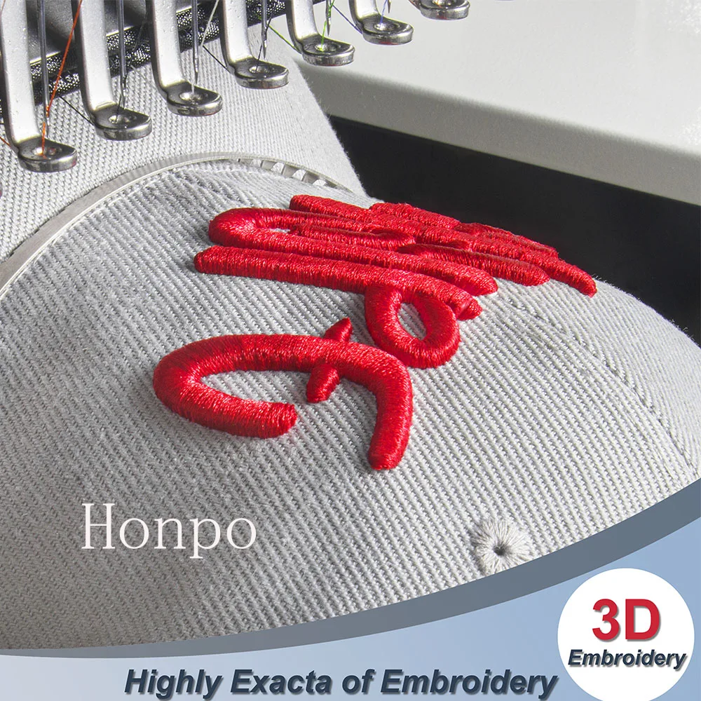High-speed computer single-head embroidery machine with simple operation and low noise