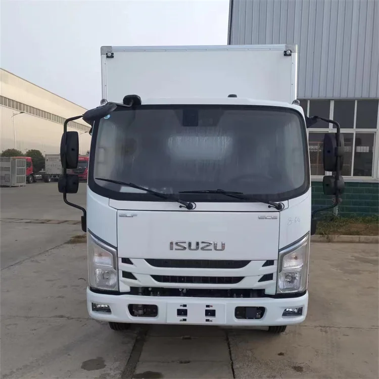 Best ISUZU EC5 4M Refrigerated Truck Refrigerator Car Cold Box Truck Chill Car Refrigerated Van Freezer Truck