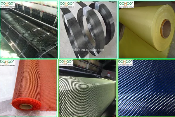 Aramid Cloth Blended with Glass Fiber Cloth Carbon Kevlar Hybrid Fabric for Aerospace Industry