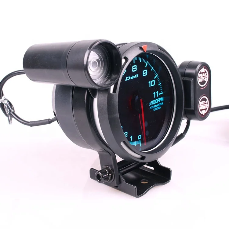 Intelligent Accurate Black 80mm RPM Gauge Tachometer