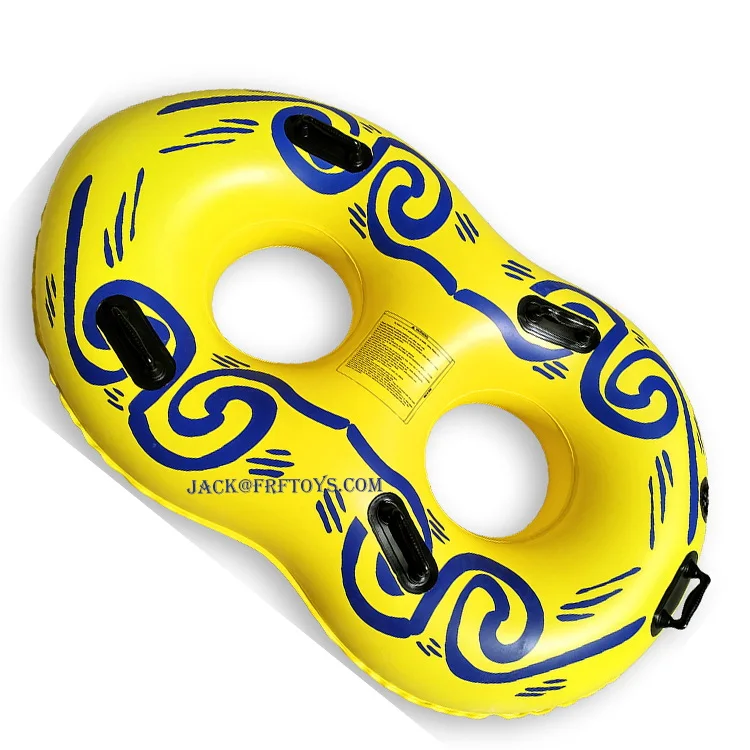 Summer Water Play Fun Inflatable Double Water Park Tube Water Slide Tube Waterpark Double Tube