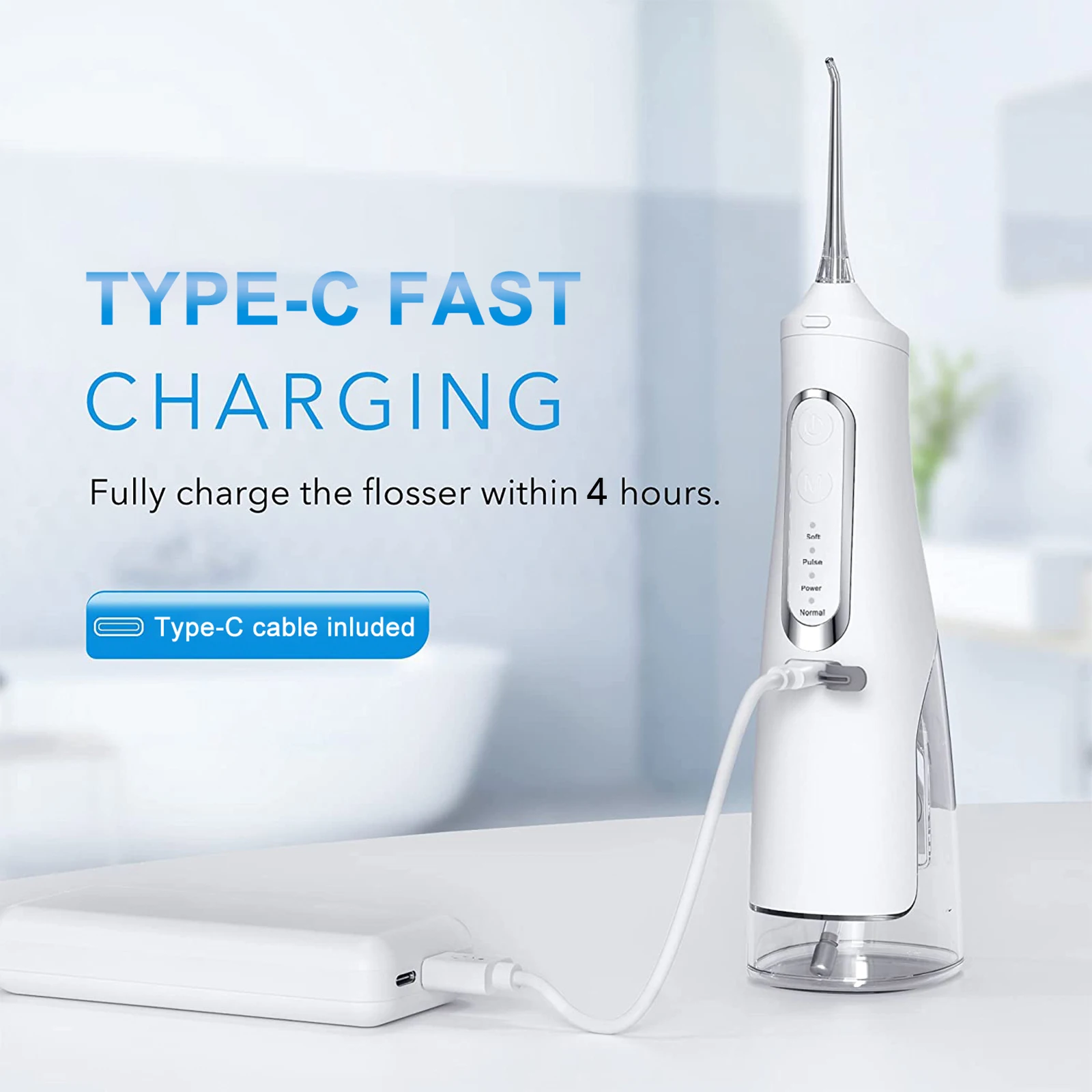 Oral Irrigator Professional factory IPX7 Waterproof Electric Teeth Cleaning Device Home Travel Dental Floss Water Flosser