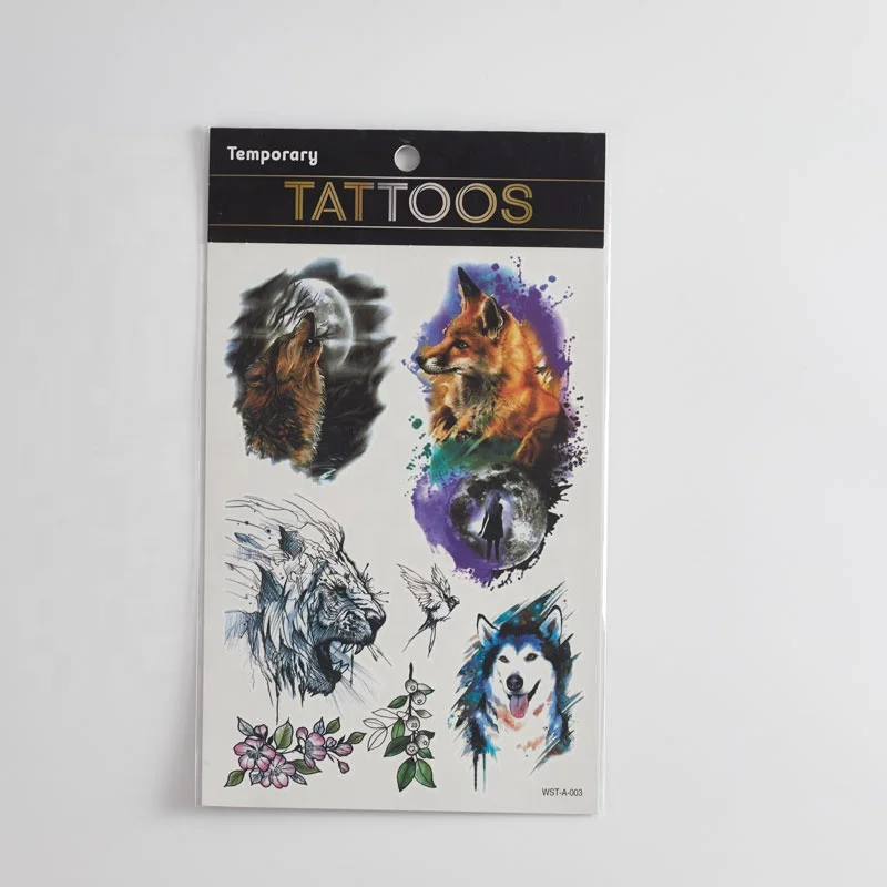 Custom Personalized Temporary Tattoo Black Temporary Water Transfer Tattoos