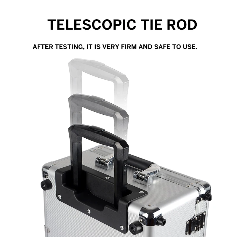 High capacity Aluminum Rolling Trolley Suitcase