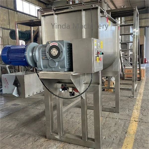 Food spice powder horizontal ribbon blender 2000 ribbon mixer with wholesale price