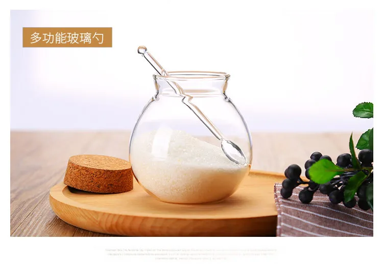 easy tea spoon fuse honey spoon  glass spoon