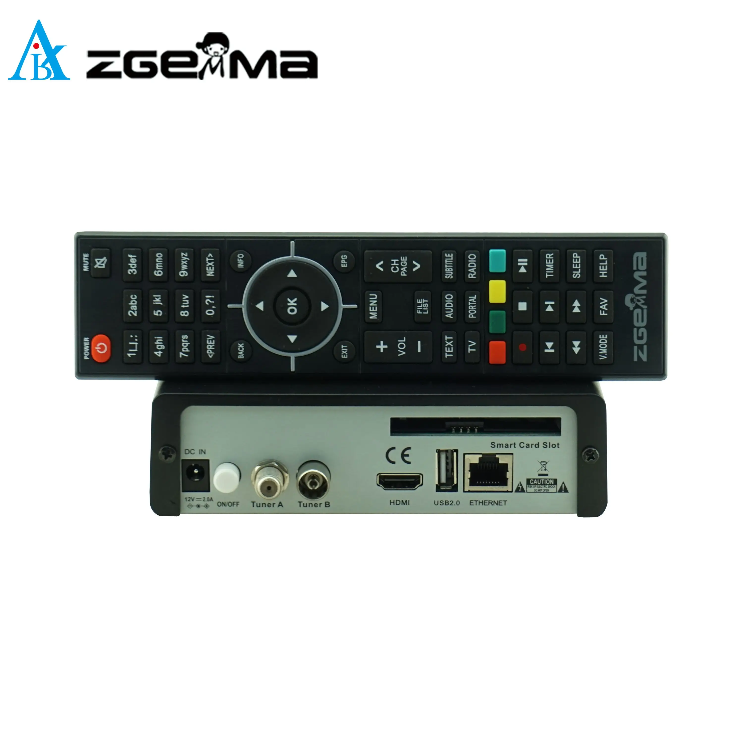 ZGEMMA H8.2H DVB-S2X + DVB-T2/C free to air 1080p Enigma2 linux OS H.265 satellite tv receiver