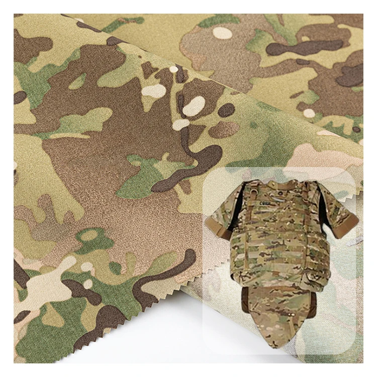High density composite injury prevention fabric tactical uniform body protective fabric nylon oxford camouflage fabrics