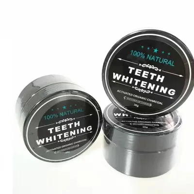 Coconut Activated Charcoal Teeth Whitening Powder Natural Ingredient Color Corrector Mint Flavored Teeth Whitening Powder