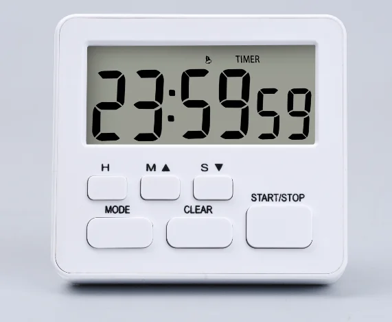 
Custom Hour Digital Countdown Minutes Electronic Up Down Time Clock Stop Minute Countdown Digital Oven Kids Coffee Study 