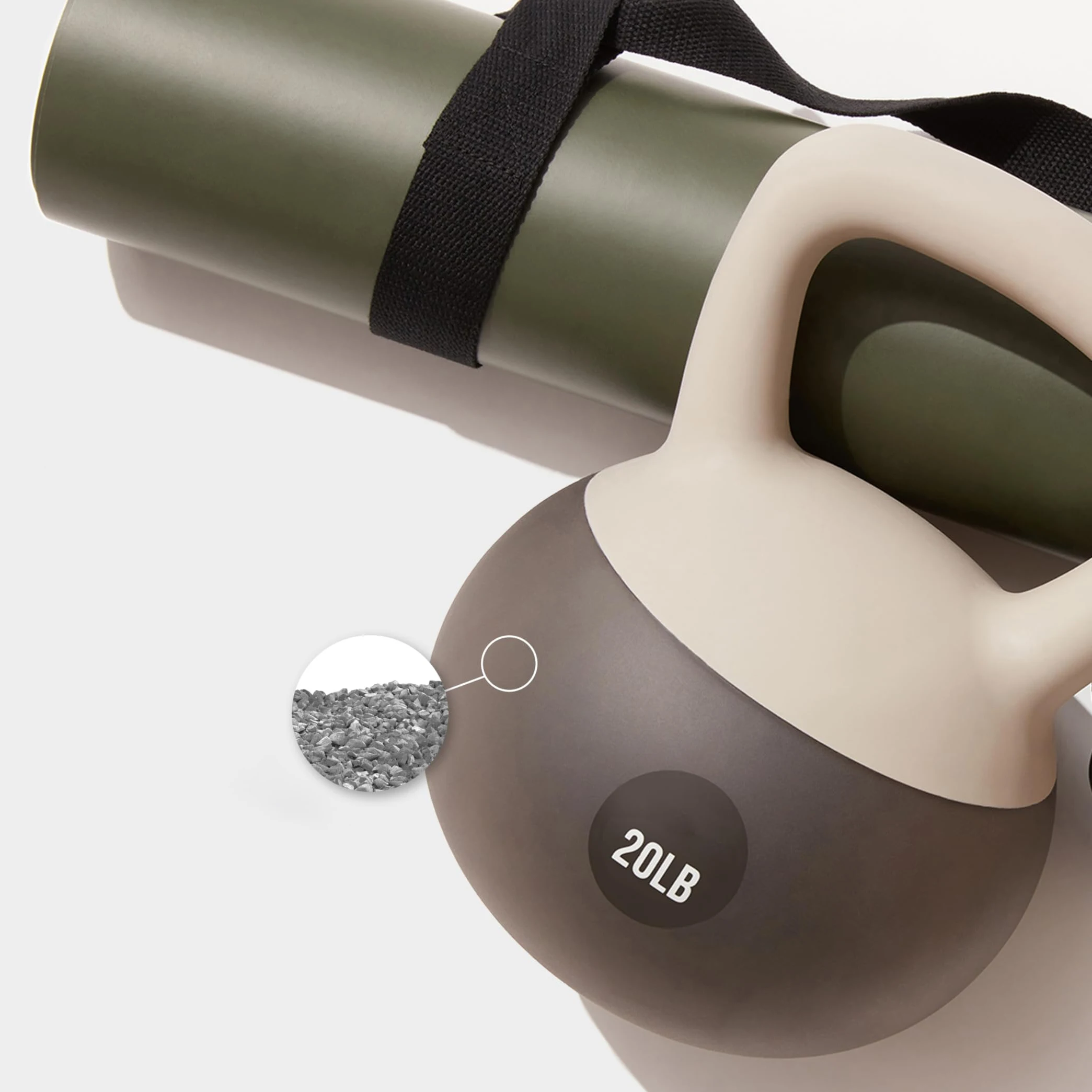 Eco-friendly Pvc Soft Kettlebell Free Weights Cement Kettlebell For Strength Training
