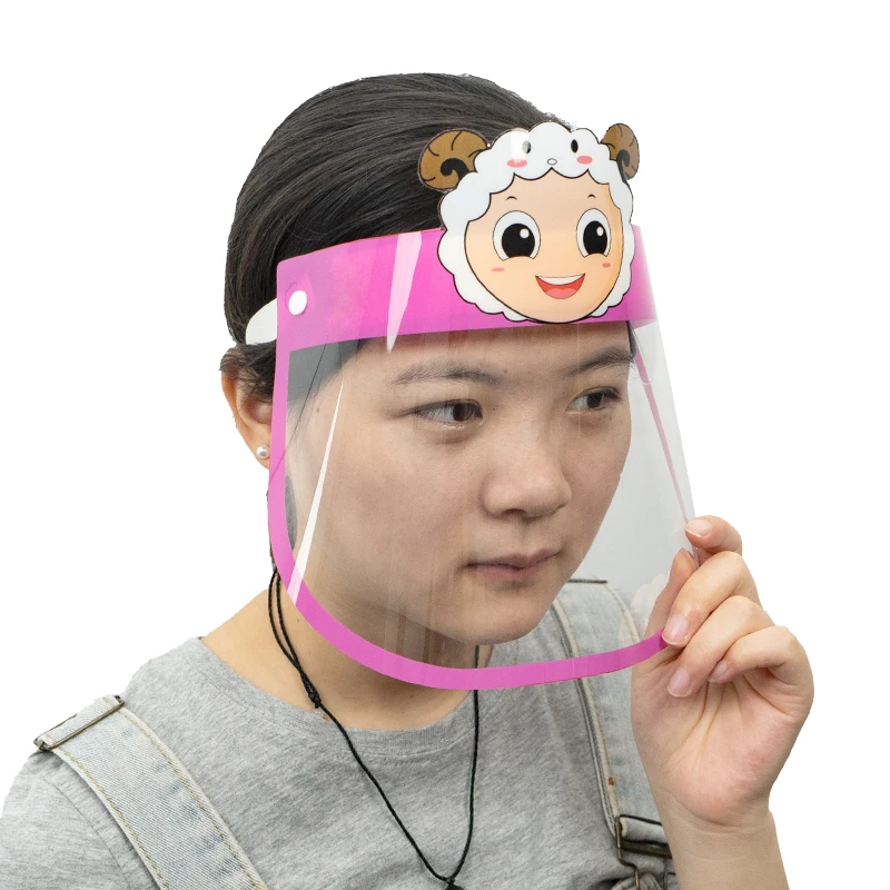Transparent Protective Anti Fog Kid Face Shields Customize Children Face Shield