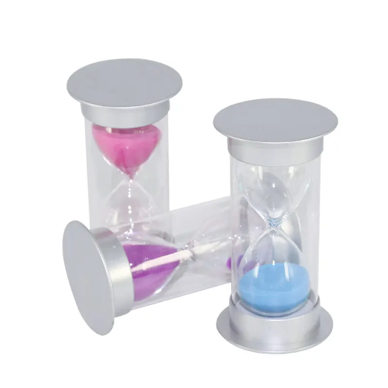 Sand Timer Colorful  Hourglass Countdown 1/3/5/10/15/30 Minutes Clock for Kids Games Classroom Kitchen Home Office Decoration