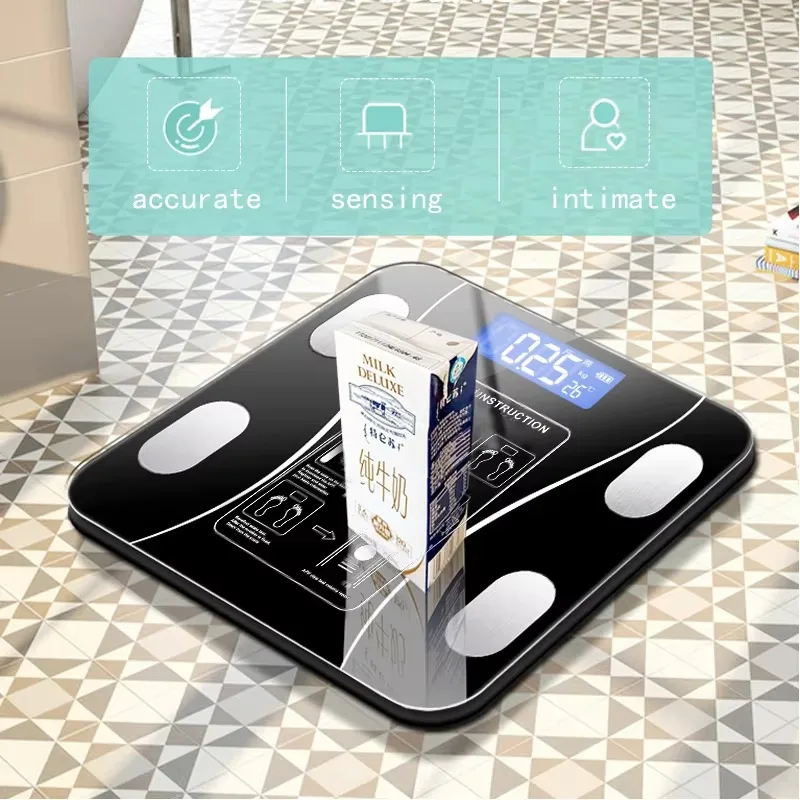 Digital APP Smart Body Fat Electronic Scale 180KG Scales Weigh Bathroom Electronic Scale