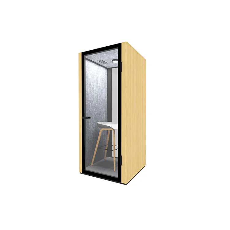Popular Office Acoustic Booth  Portable Phone Booth Soundproof Box Meeting Pod with furniture