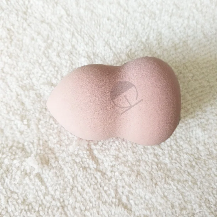 
Egg shape powder puff barrel shape private label packaging box sponge powder puff pink tear shape makeup sponge puff 
