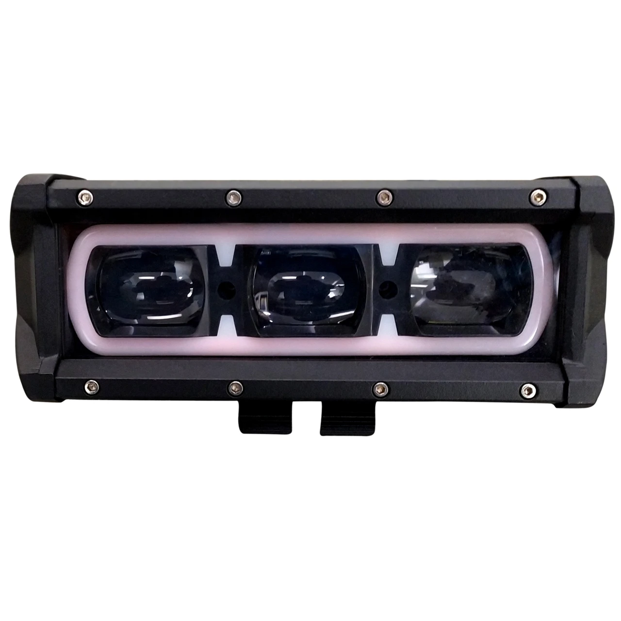 App Control 45W 6D Driving Beam 8 inch  RGB Colors Led Light Bars for Offroad ATV UTV Truck Jeep